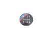 Genuine BMW 5-speed Dogleg M Technic Gearshift Emblem (Round) E23 E24 E28 E30 25111220955 View 4