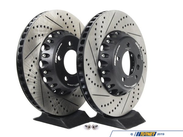 ECS ECS 2-Piece Front Brake Rotors - Pair (348x30) - E9X 335d/i/xi 003294ECS01KT