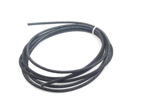 Rein Cloth Braided Fuel/Vacuum Hose - Black - 5 Meter
