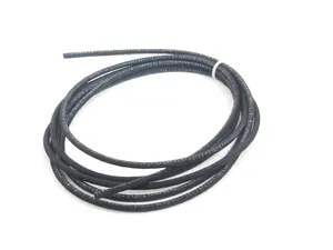 Rein Cloth Braided Fuel/Vacuum Hose - Black - 5 Meter