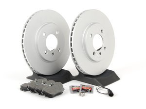 Rotor And Pad Replacement Package - Front - E30 318i/is 325e/es/i/is/ix