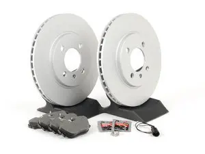 Rotor And Pad Replacement Package - Front - E30 318i/is 325e/es/i/is/ix