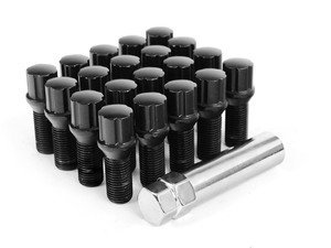 MMR Tuner Wheel Bolt Set - Black