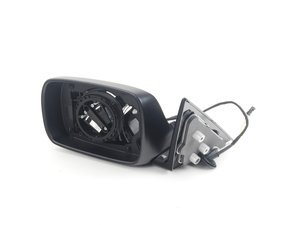 Genuine BMW E46 Heated Outside Mirror, Left - 51167890481 - Gloss Black