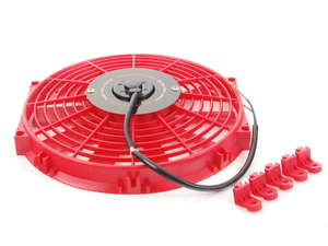 Universal 12" Electric Fan - Red