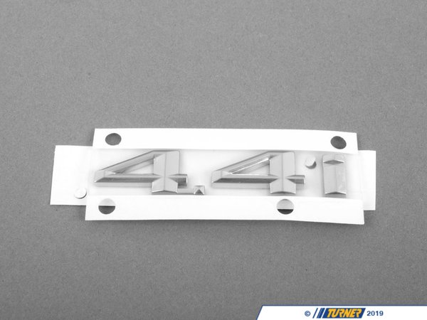 Genuine BMW Genuine BMW Right Fender Emblem - 4.4i - E53 X5  51147008543