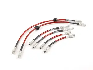 ECS Tuning Exact-Fit Stainless Steel Brake Lines (Full Kit) - E82 1 M Coupe, E9X M3