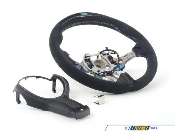 Genuine BMW M Performance Genuine BMW M Performance Alcantara Steering Wheel II with Carbon Trim & Race Display - F22/F30/F31/F34/F32/F33/F36 - (NO LONGER AVAILABLE) 32302230189