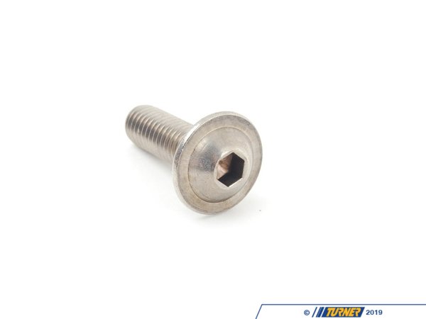 ECS 18-8 Stainless Steel Flanged Button-Head Socket Cap Screw, M8 Size, 25 Mm Long, 1.25 Mm Pitch - Each 97654A385