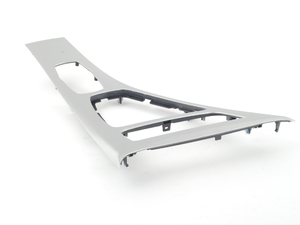 Genuine BMW Polished Aluminum Center Console Trim