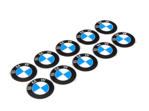 BMW Wheel Center Cap Emblem - Pack Of 10