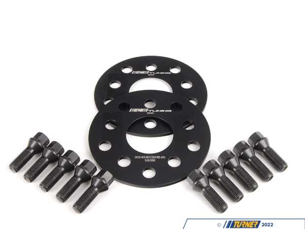 ECS ECS Wheel Spacer & Bolt Kit - 5mm With Black Conical Seat Bolts ECS10154KTWBC1