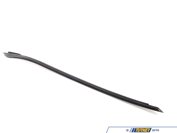 Genuine BMW Genuine BMW Drip Moulding, Left Schwarz Matt - 51137265163 - E90 51137265163