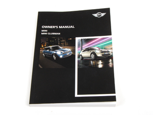 Genuine MINI Owner's Manual For R55, R56 - 01402903964