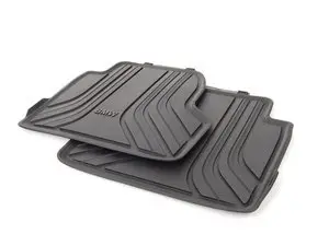 Genuine BMW Basic Line Rubber Floor Mat Set - Rear - F32 F82