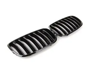 Gloss Black Center Grills - E70 X5 - E71 X6