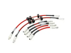 ECS Tuning Exact-Fit Stainless Steel Brake Lines (Full Kit) - E32, E34, E28 Non-M