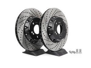 ECS 2-Piece Rear Brake Rotors - Pair (350x24) - E82 1M, E9X M3 