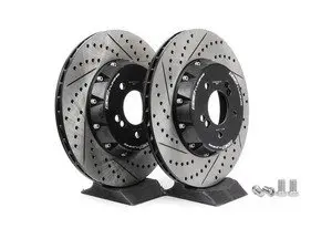 ECS 2-Piece Rear Brake Rotors - Pair (350x24) - E82 1M, E9X M3 