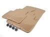 Genuine BMW Front And Rear All Weather Rubber Floor Mat Set - Beige 82550136375KT View 1