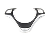 Genuine BMW Genuine BMW Steering Wheel Trim Cover - Black/Chrome Pearl Gloss 32306853142 View 3
