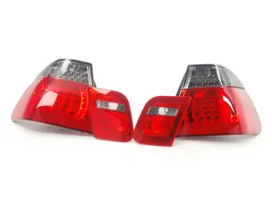 Eagle Eyes LED Tail Light Set - Smoked/Red - E46 Sedan