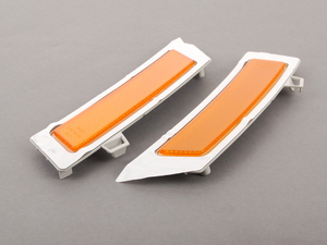 Genuine BMW Front Bumper Reflector - Set - E70 X5 xDrive35i xDrive35d xDrive50i