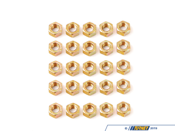 Genuine BMW Hex Nut - Pack Of 25 07119922038kt