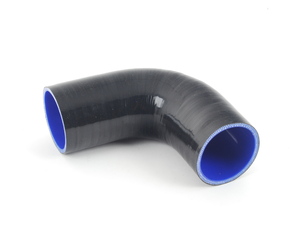 Universal Silicone 90 Elbow - 60mm - 2 3/8' ID Black