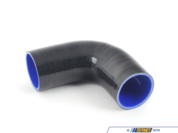 Forge Universal Silicone 90 Elbow - 60mm - 2 3/8' ID Black A90-60B