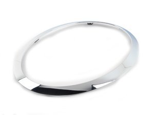 Genuine MINI Headlight Trim Ring Chrome - Passenger ( Right )