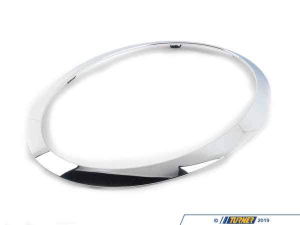 Genuine MINI Genuine MINI Headlight Trim Ring Chrome - Driver ( Left ) 51137300631