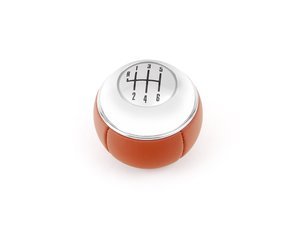 Genuine MINI Gear Shift Knob 6 Speed Sidewalk Edition "Malt Brown"