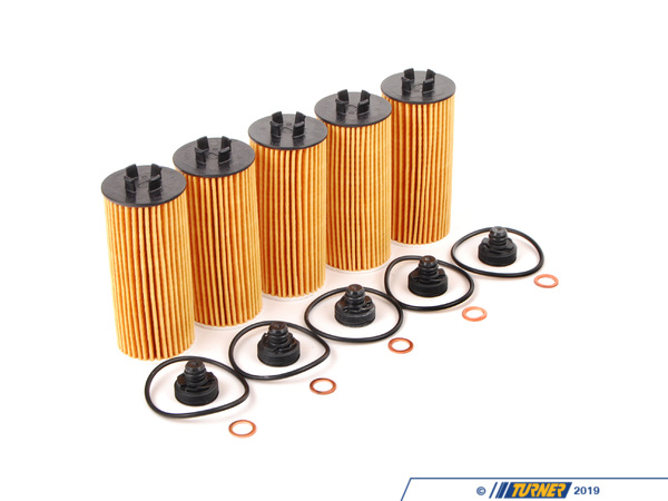 Genuine MINI Oil Filter Kit With O-Ring - 5 Pack 11428570590KT3