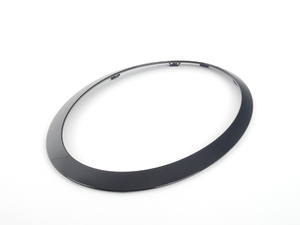 Genuine MINI Trim Ring, Light, Black, Front Left Jcw - 51137449209
