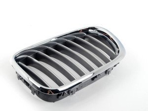 Kidney Grill - Chrome Trim w Titanium Slats - Left - E53 X5 2000-2003