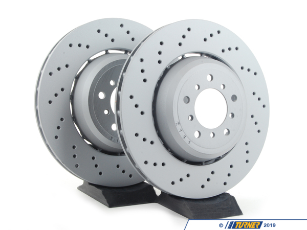 34112283802KT - Zimmermann Front Cross Drilled Brake Rotor