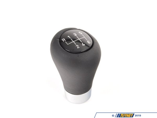 Genuine BMW Genuine BMW Gearshift Knob, Leather/6-Speed Schwarz - 25117839528 25117839528
