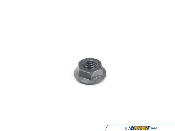 ECS Black Finish Serrated Flange Hex Nut - Priced Each 94920A500