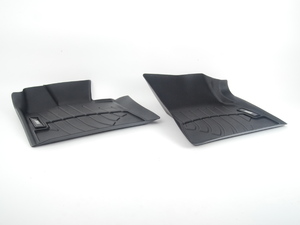 Genuine BMW Front All-Weather Floor Liners - Black - F15