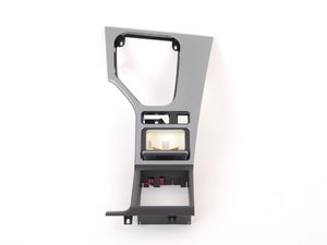 Genuine BMW E39 Center Console Insert, Centre Grau - 51168256299