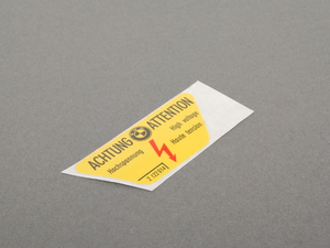 Genuine BMW Label "transistorized Ignit - 71212122014