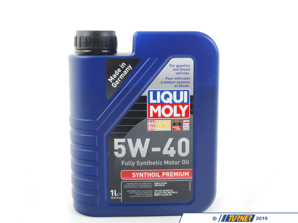 Liqui-Moly Synthoil Premium 5w-40 Engine Oil - 1 Liter 2040