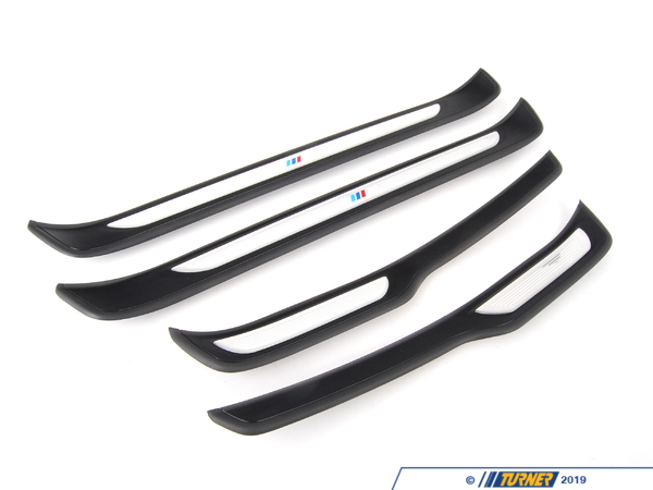 Genuine BMW M Performance M Sport Door Sill Cover Set e90516068