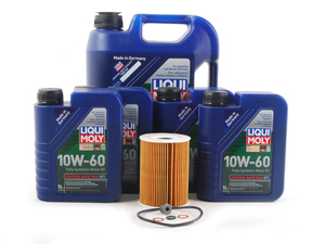 Liqui Moly Synthoil Race Tech GT1 10w-60 Oil Change Kit - E60 E63 E64 M5 M6 (S85)