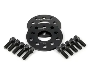 ECS Wheel Spacer & Bolt Kit - 8mm With Black Conical Seat Bolts