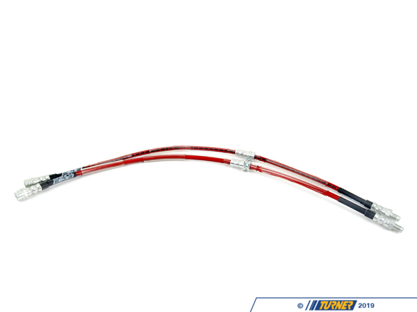 ECS BMW E70 F15 Stainless Steel Brake Lines - Front 002565ECS01