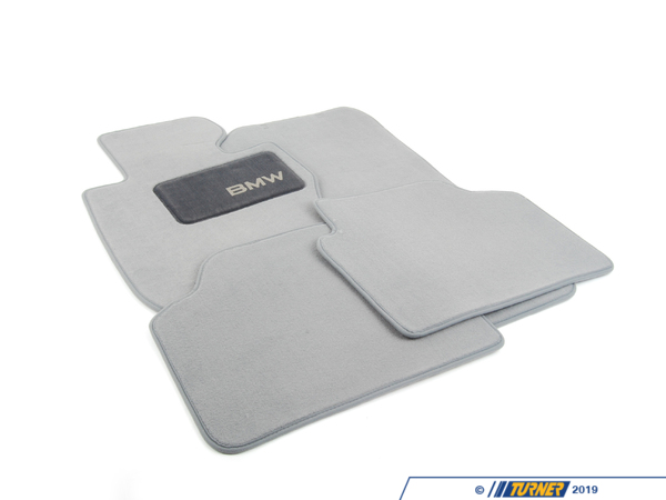 Genuine BMW Genuine BMW Carpeted Floor Mat Set - Gray 82112293529