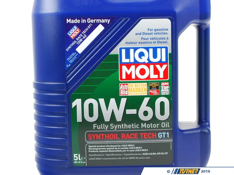 メンテナンス LIQUI MOLY 10W-60 SYNTHOIL RACE TECH GT1 Amazon.com: LIQUI MOLY Synthoil Race Tech GT1 SAE 10W-60 | 1