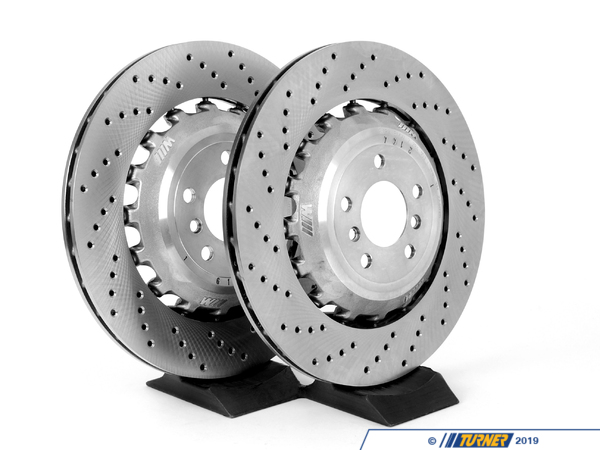 Genuine BMW Rear Brake Rotors - Pair (396x24) - F0X F1X M5 & M6 34212284103KT